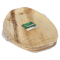 60 Tabletts, Palmblatt "pure" oval 3 cm x 43 cm x 29 cm natur