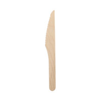 180 Messer, Holz "pure" 16,5 cm natur
