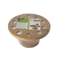 6 Bambus "pure" rund Ø 18 cm · 9 cm für 10 Spitztüten