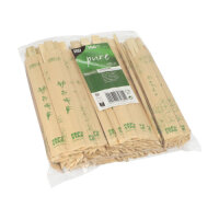 1000 Paar Essstäbchen Bambus "pure" 21 cm einzeln gehüllt