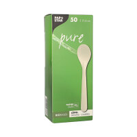 500 Löffel, Papier "pure" 17,6 cm weiss