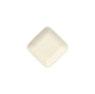 500 Fingerfood - Teller, Zuckerrohr "pure" eckig 1,2 cm x 6,5 cm x 6,5 cm weiss