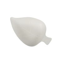 180 Fingerfood - Teller, Zuckerrohr "pure" 1,2 cm x 6 cm x 8 cm weiss "Leaf"