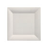 250 Fingerfood - Teller, Zuckerrohr "pure" eckig 1,5 cm x 20,3 cm x 20,3 cm weiss