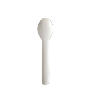 400 Kaffeelöffel, Papier "pure" 13 cm weiss