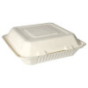 300 Menüboxen, Zuckerrohr "pure" ungeteilt 8 cm x 25,5 cm x 25,5 cm