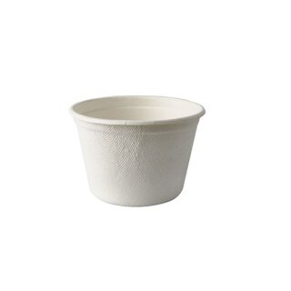 500 Suppenbecher, Zuckerrohr "pure" 350 ml Ø 10 cm · 6,4 cm weiss