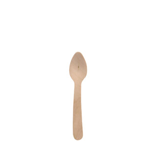 1000 Kaffeelöffel Holz "pure" 11 cm