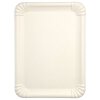 150 Servierplatten, Zuckerrohr "pure" eckig 26 cm x 35 cm weiss