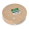 500 Tortenunterlagen, Pappe "pure" rund Ø 28 cm braun mit gezacktem Rand