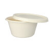 100 Schalen, Zuckerrohr "pure" 1000 ml Ø 17 cm · 8,4 cm weiss
