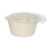100 Schalen, Zuckerrohr "pure" 1000 ml Ø 17 cm · 8,4 cm weiss