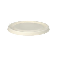 100 Deckel für Schalen Zuckerrohr "pure" Ø 17 cm · 1,2 cm weiss