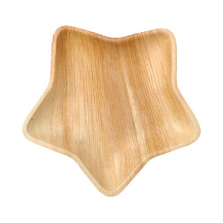 60 Teller, Palmblatt "pure" 2,3 cm x 22,3 cm x 20 cm Stern