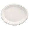 500 Teller, Zuckerrohr "pure" oval 32 cm x 25,5 cm x 2 cm weiss