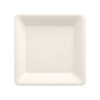 500 Teller, Zuckerrohr "pure" eckig 15,5 cm x 15,5 cm weiss