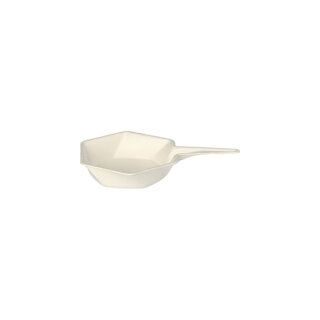 500 Fingerfood - Schalen Zuckerrohr "pure" 15 ml 1,5 cm x 9,5 cm x 6,3 cm weiss "Hexagon"