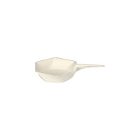 500 Fingerfood - Schalen Zuckerrohr "pure" 15 ml 1,5 cm x 9,5 cm x 6,3 cm weiss "Hexagon"