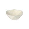500 Schalen Zuckerrohr "pure" 6-eckig 400 ml 5 cm x 16 cm x 14 cm weiss "Diamond"