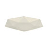 250 Teller Zuckerrohr "pure" 6-eckig 2,5 cm x 26 cm x 23 cm weiss "Diamond"