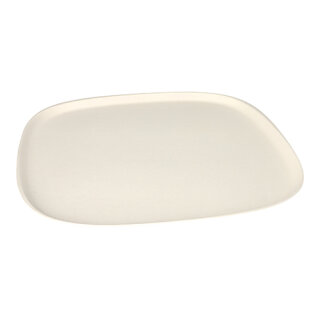 96 Teller groß, Zuckerrohr "pure" 1,3 cm x 30 cm x 30 cm weiss "Belle Vie, Ligne Carrée"