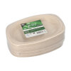 500 Teller, Zuckerrohr "pure" oval 23 cm x 16 cm x 2 cm natur