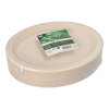 500 Teller, Zuckerrohr "pure" oval 26 cm x 20 cm x 2 cm natur