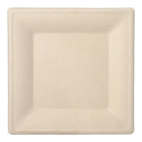 400 Teller, Zuckerrohr "pure" eckig 26 cm x 26 cm natur
