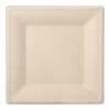 400 Teller, Zuckerrohr "pure" eckig 26 cm x 26 cm natur