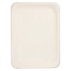 120 Servierplatten, Zuckerrohr "pure" eckig 26 cm x 35 cm weiss