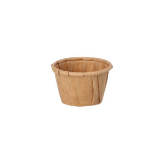 5000 Dressingbecher, Papier "pure" 10 ml Ø 3,5 cm · 2,2 cm braun