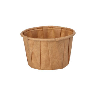 5000 Dressingbecher, Papier "pure" 50 ml Ø 5,8 cm · 3,5 cm braun