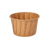 2000 Dressingbecher, Papier "pure" 90 ml Ø 6,6 cm · 4,2 cm braun