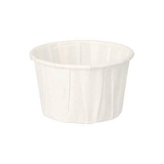 2000 Dressingbecher, Papier "pure" 110 ml Ø 7 cm · 4,2 cm weiss