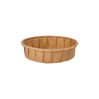 5000 Dressingbecher, Papier "pure" 25 ml Ø 6 cm · 1,5 cm braun