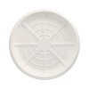 50 Servierplatten, Zuckerrohr "pure" rund Ø 35 cm weiss für Meeresfrüchte