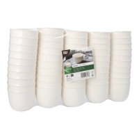 400 Schalen Zuckerrohr "pure" 175 ml Ø 7,2 cm · 5,5 cm weiss "Cella"