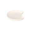 1200 Teller Zuckerrohr "pure" Halbmond Ø 9 cm · 1 cm weiss "Cella"