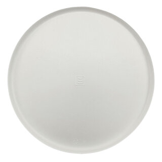 300 Teller Zuckerrohr "pure" rund Ø 22 cm · 1 cm weiss "Cella"