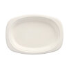 500 Teller, Zuckerrohr "pure" oval 23 cm x 16 cm x 2 cm weiss