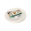 90 Teller Zuckerrohr "pure" rund Ø 14,5 cm · 3,5 cm weiss "Cella"
