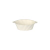 144 Fingerfood - Schalen Zuckerrohr "pure" 40 ml 3 cm x 9,5 cm x 6 cm weiss "Wave"