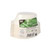 144 Fingerfood - Schalen Zuckerrohr "pure" 40 ml 3 cm x 9,5 cm x 6 cm weiss "Wave"