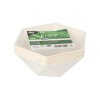 144 Schalen Zuckerrohr "pure" 6-eckig 400 ml 5 cm x 16 cm x 14 cm weiss "Diamond"
