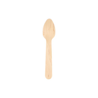 1000 Kaffeelöffel Holz "pure" 11 cm