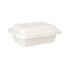 300 Schalen, Zuckerrohr "pure" ungeteilt 5,6 cm x 15,3 cm x 20,3 cm weiss