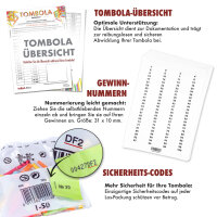 Röllchenlose bunt Konfigurator - Gewinnnummern, Aufklebenummern, Nieten