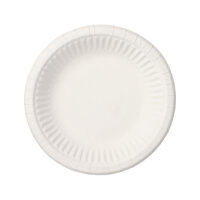 600 Schalen, Pappe "pure" rund Ø 19 cm · 3 cm weiss