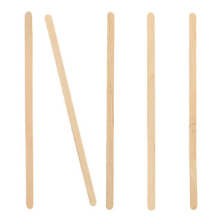 10000 Rührstäbchen, Holz "pure" 14 cm x 5 mm
