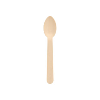 1000 Löffel Holz "pure" 14 cm